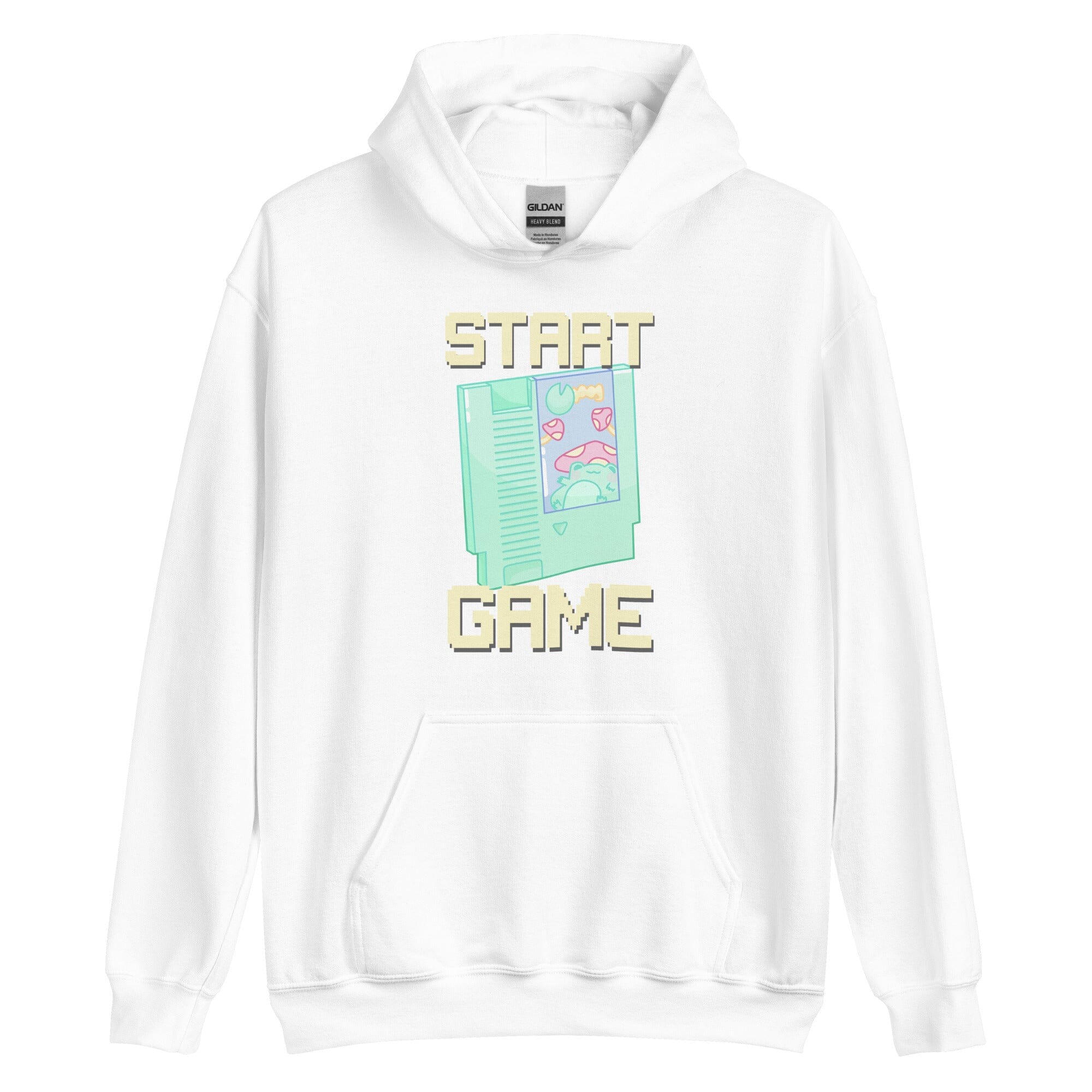 Start Game NES | Unisex Hoodie | Retro Gaming Threads & Thistles Inventory White S