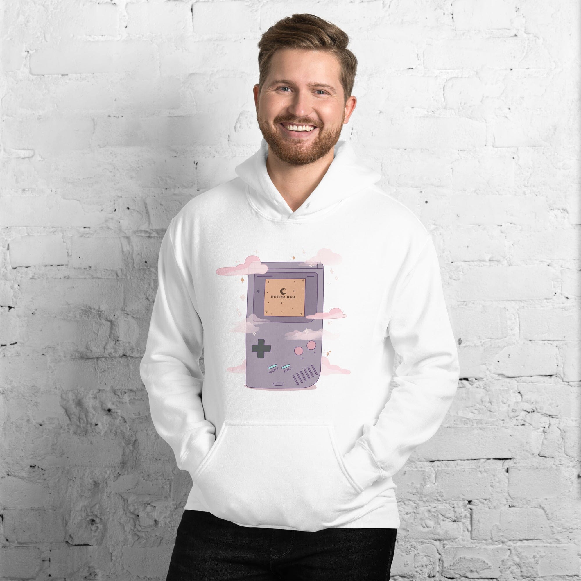Retro Boi | Unisex Hoodie | Retro Gaming Threads & Thistles Inventory