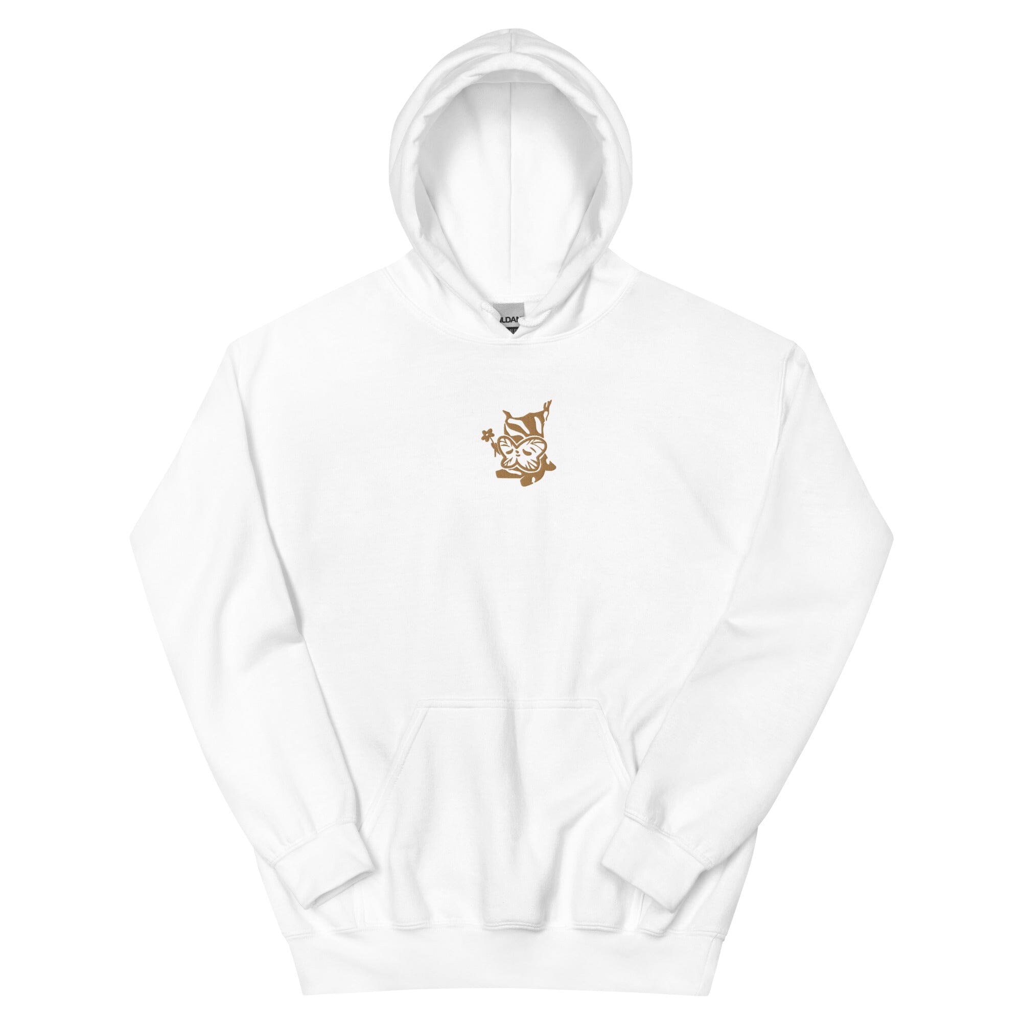 Golden Korok | Embroidered Unisex Hoodie | The Legend of Zelda Threads & Thistles Inventory White S