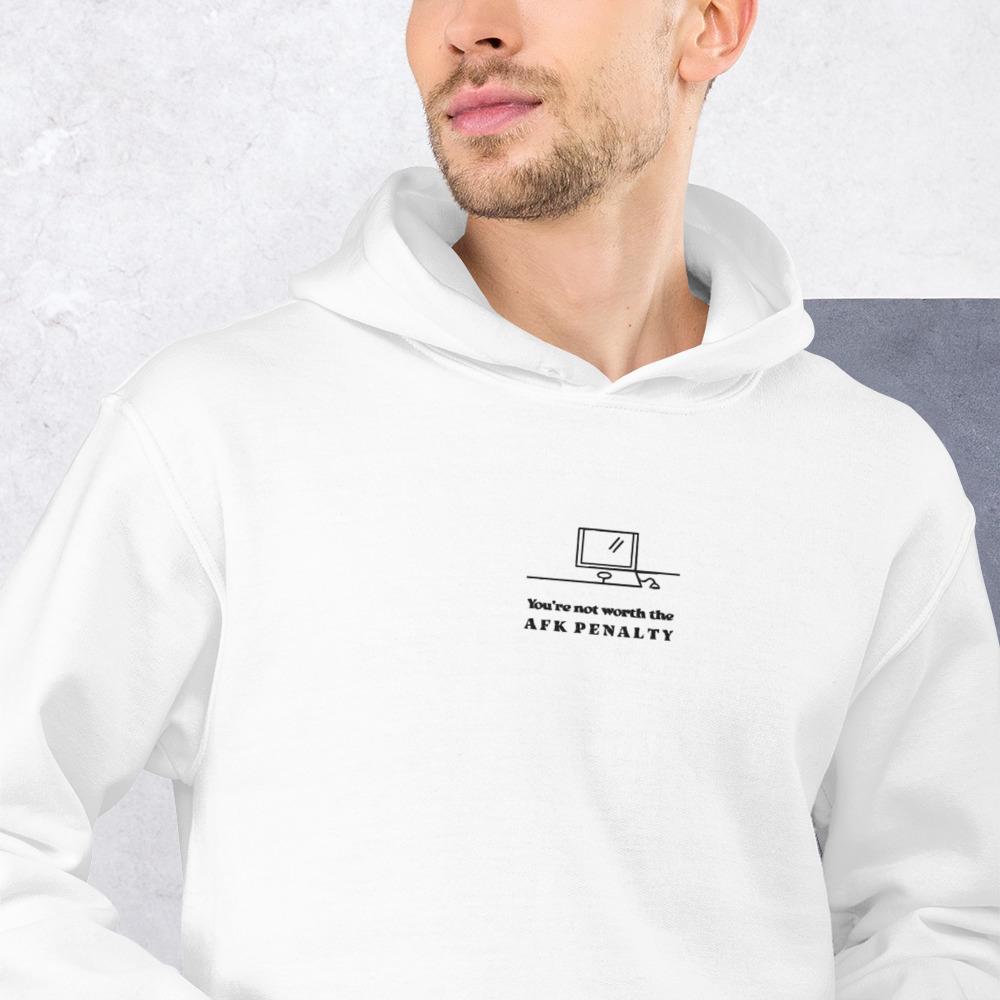 AFK Penalty | Embroidered Unisex Hoodie | FPS/TPS Threads and Thistles Inventory