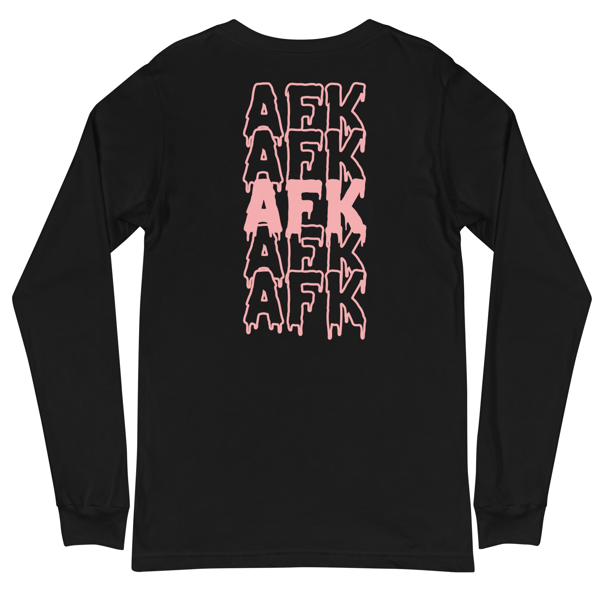 Drippy AFK | Fall Unisex Long Sleeve Tee Threads & Thistles Inventory Black XS