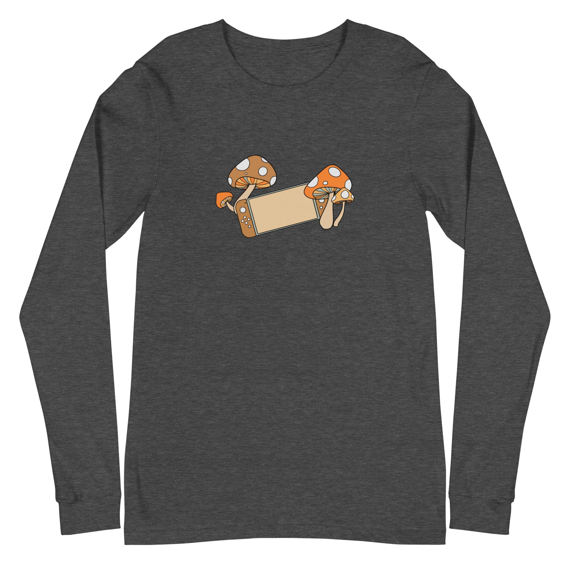 Fall Switch | Unisex Long Sleeve Tee | Fall Cozy Gamer Threads & Thistles Inventory Dark Grey Heather XS