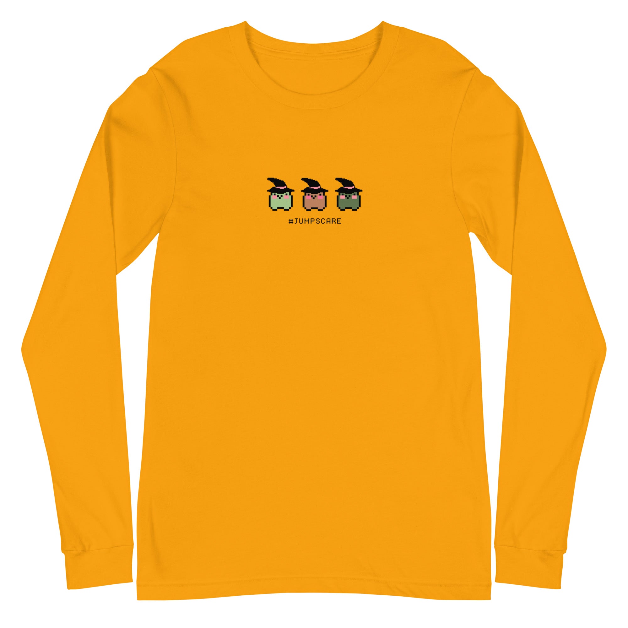 #Jumpscare | Fall Unisex Long Sleeve Tee Threads & Thistles Inventory Gold XS