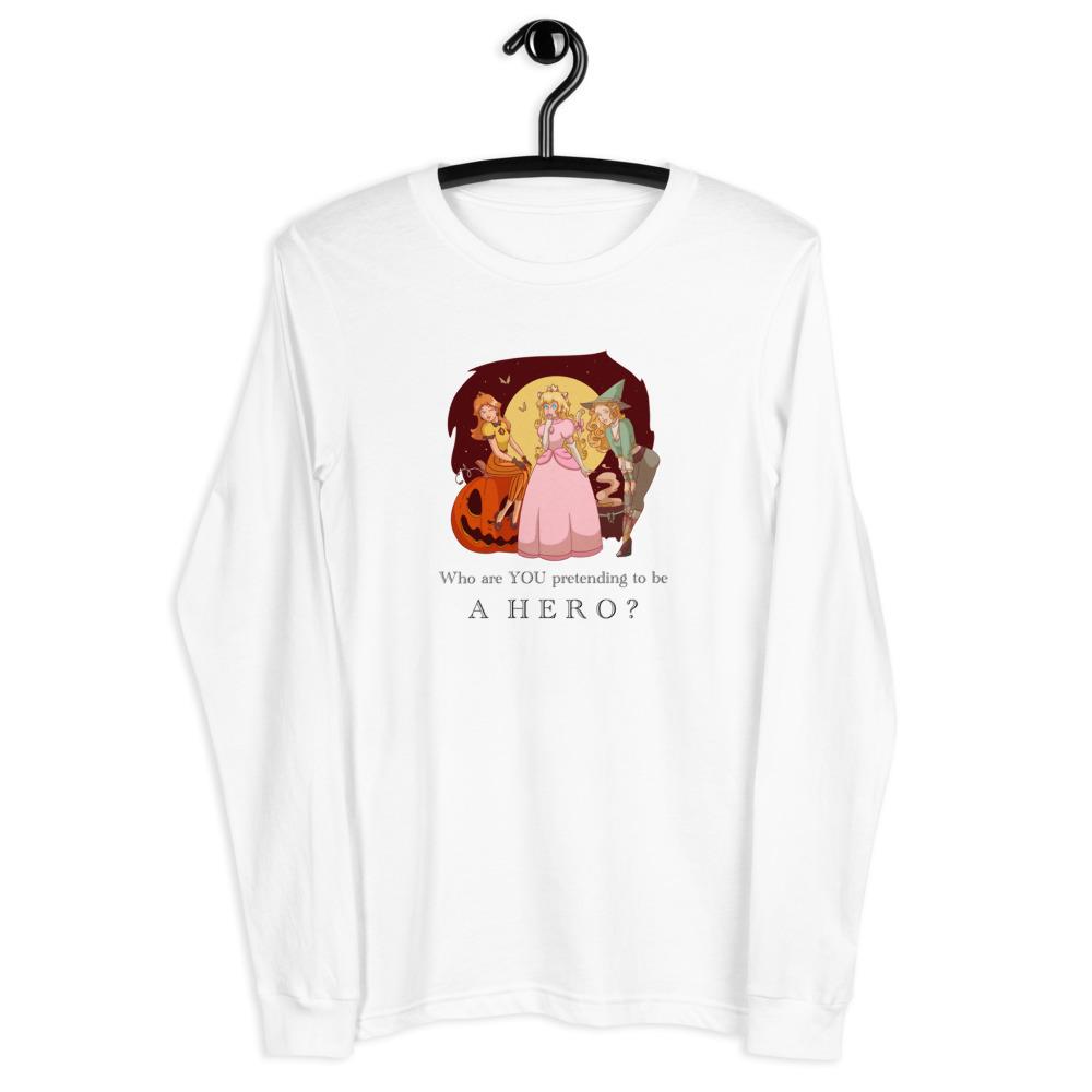 Pretending to be a Hero | Unisex Long Sleeve Tee Threads and Thistles Inventory