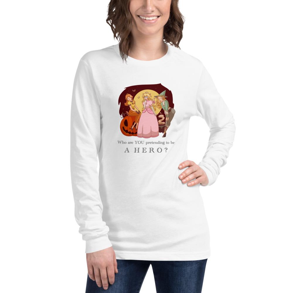 Pretending to be a Hero | Unisex Long Sleeve Tee Threads and Thistles Inventory