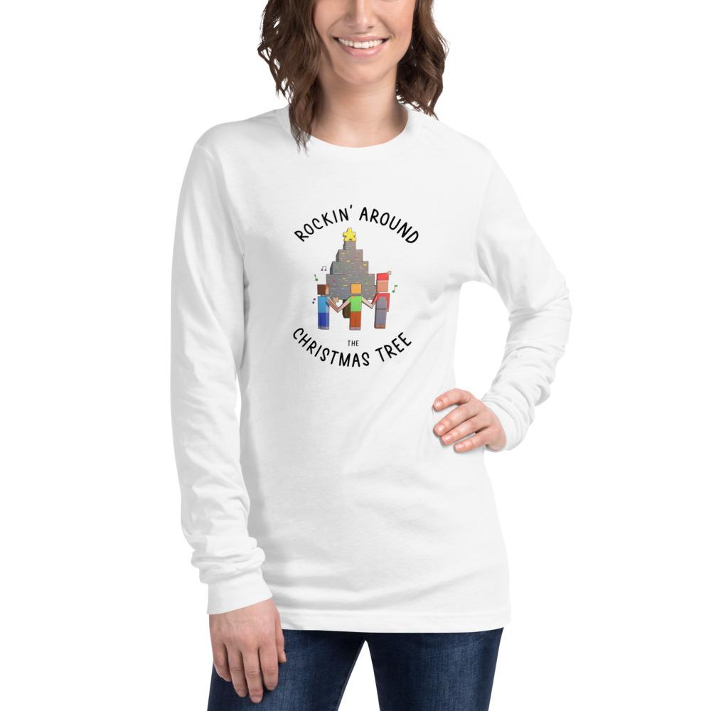 Rockin' Around | Seasonal Unisex Long Sleeve Tee | Minecraft Threads and Thistles Inventory