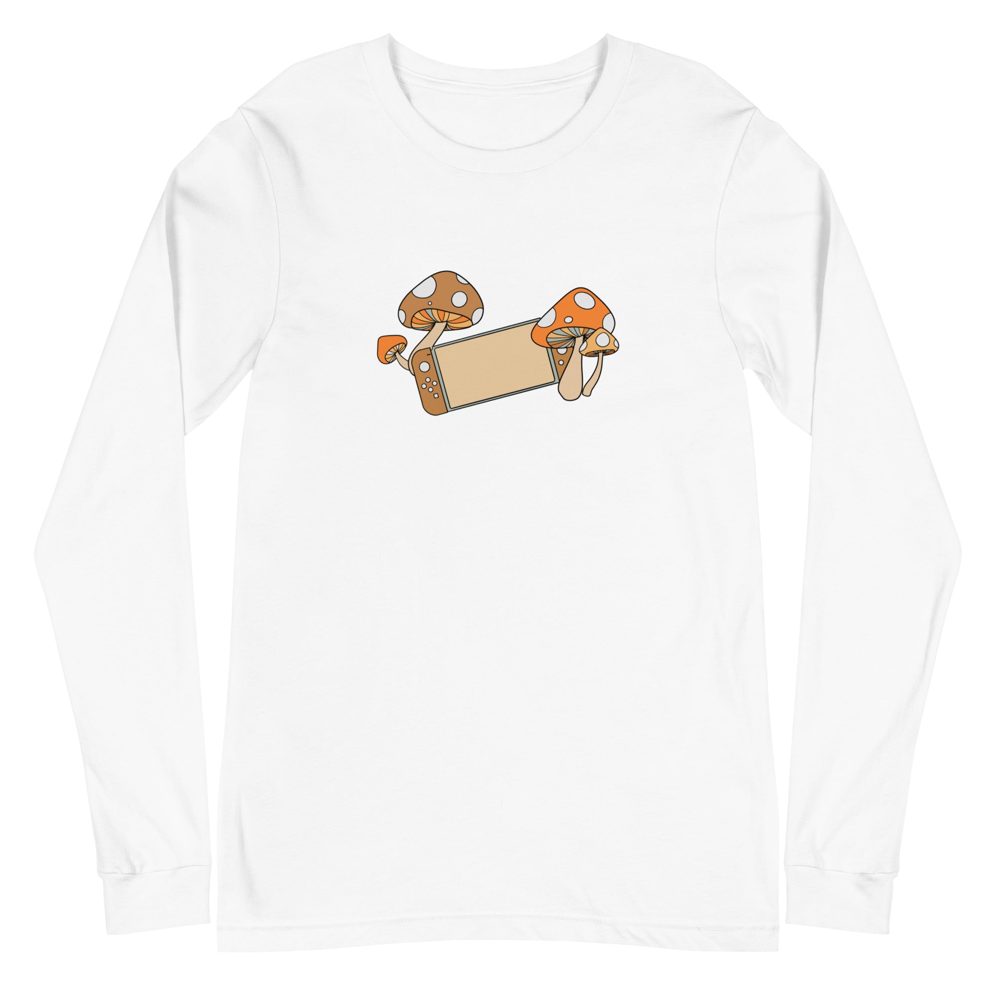 Fall Switch | Unisex Long Sleeve Tee | Fall Cozy Gamer Threads & Thistles Inventory White XS