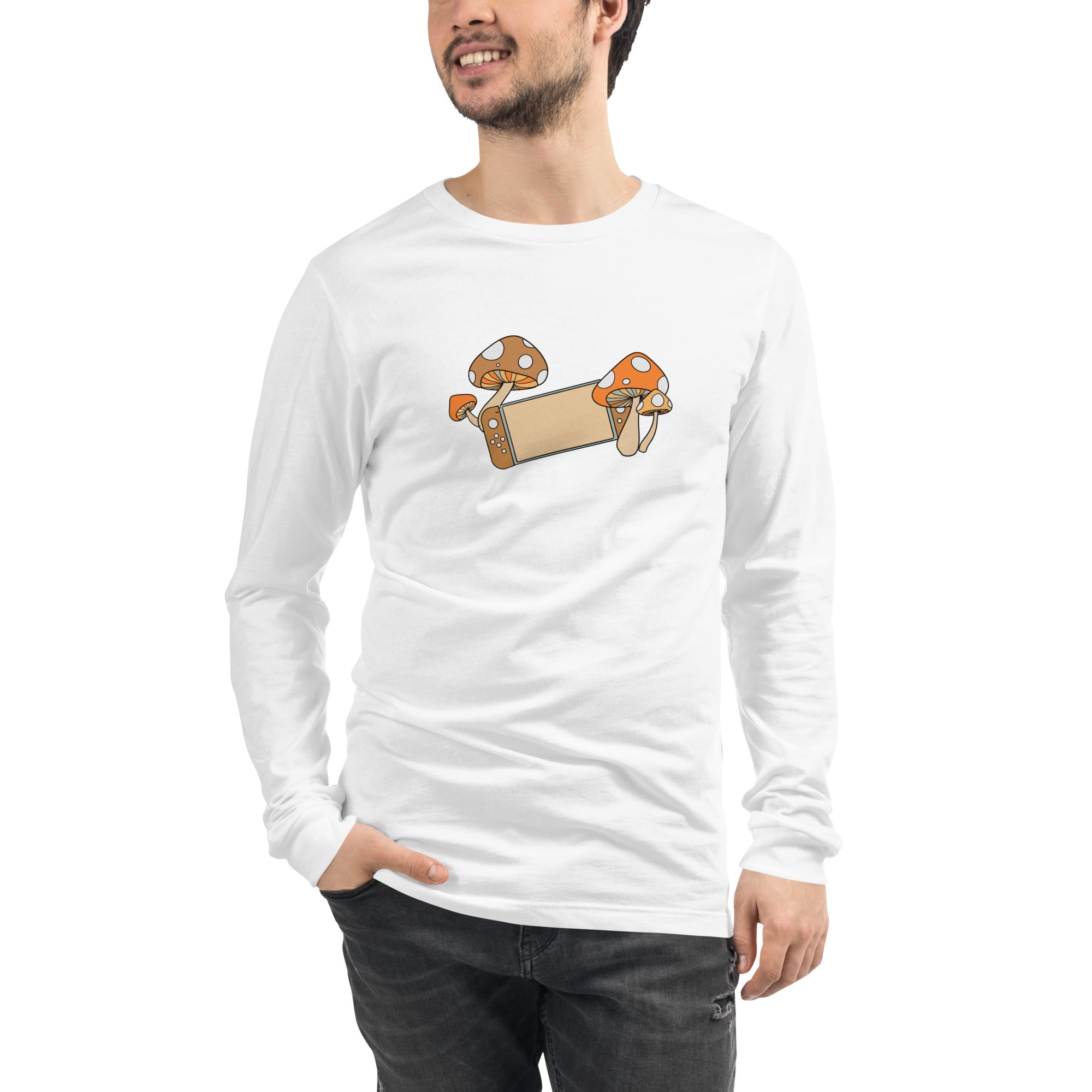 Fall Switch | Unisex Long Sleeve Tee | Fall Cozy Gamer Threads & Thistles Inventory