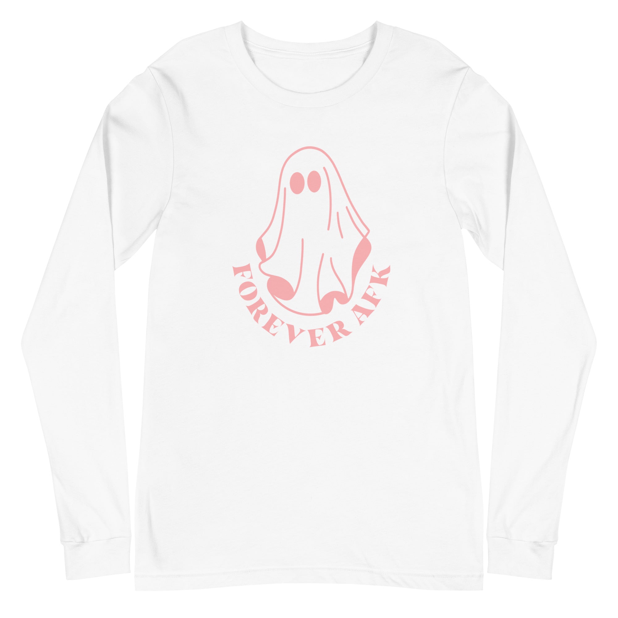 Forever AFK | Fall Unisex Long Sleeve Tee Threads & Thistles Inventory White XS