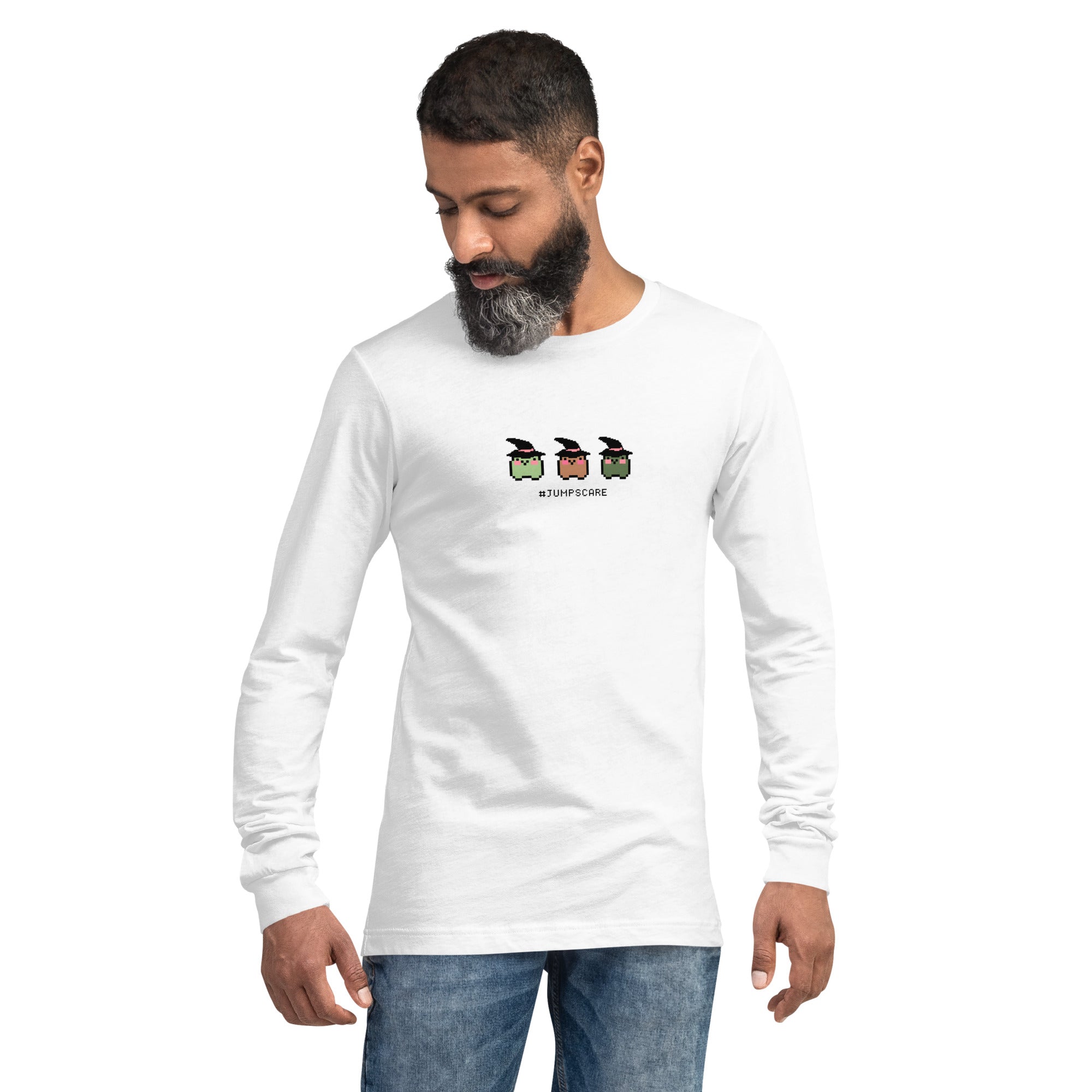 #Jumpscare | Fall Unisex Long Sleeve Tee Threads & Thistles Inventory