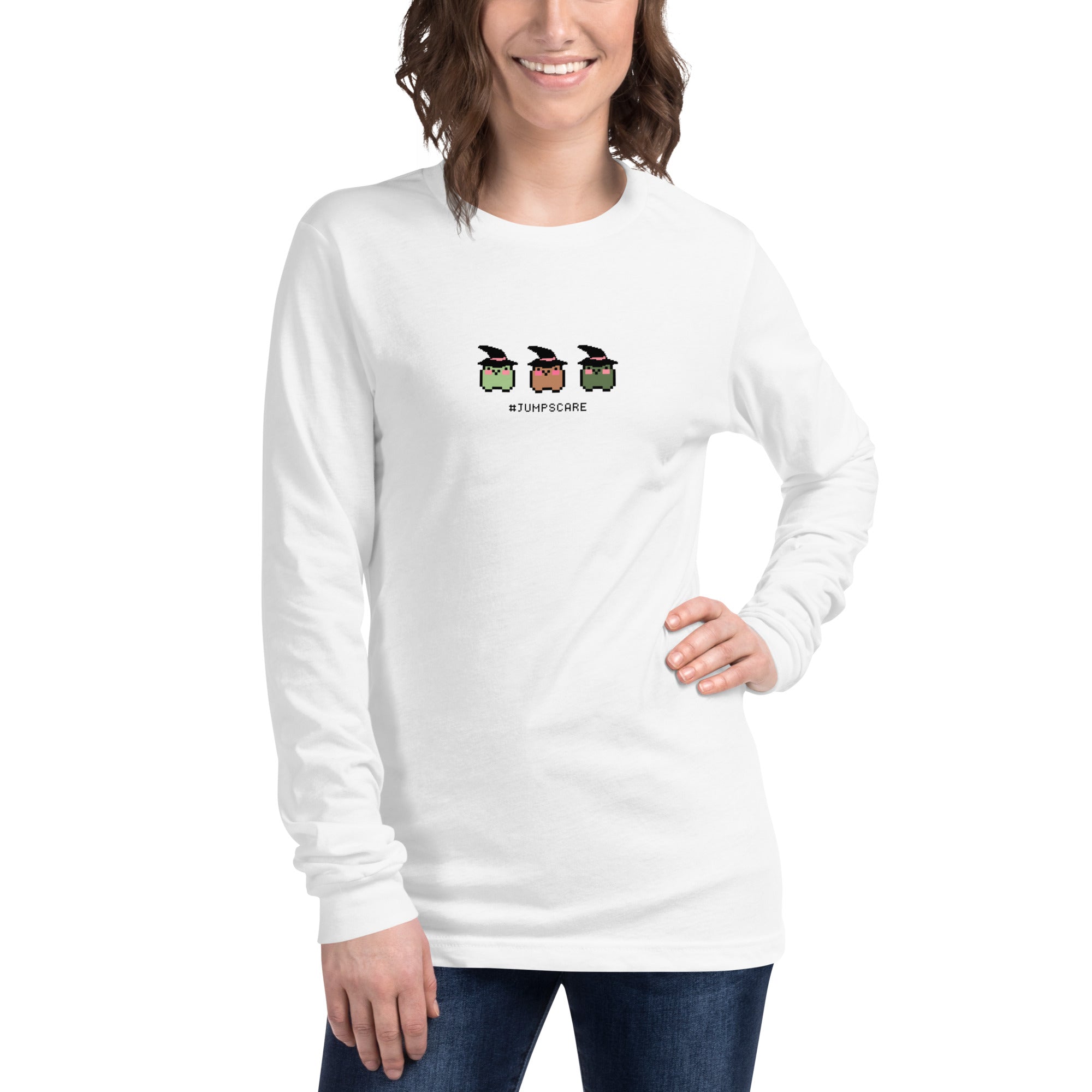 #Jumpscare | Fall Unisex Long Sleeve Tee Threads & Thistles Inventory