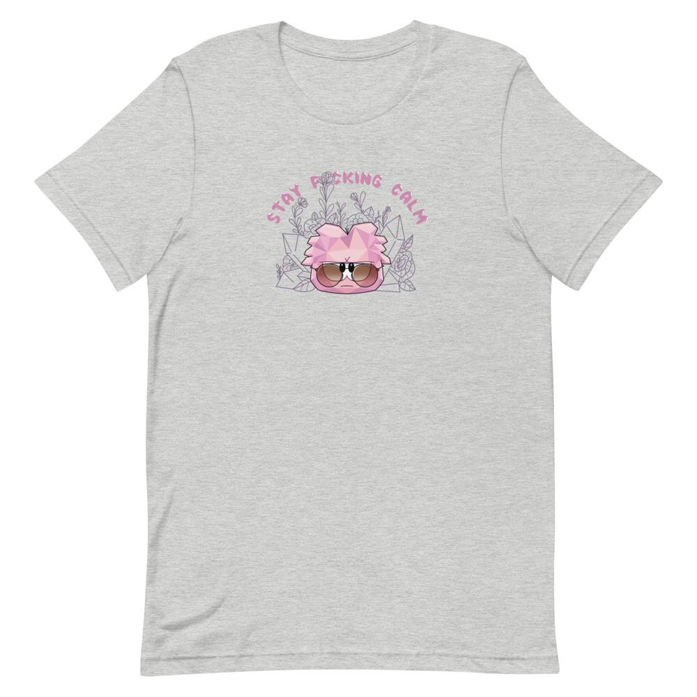 Stay Calm | Short-Sleeve Unisex T-Shirt | Club penguin Threads and Thistles Inventory Athletic Heather S