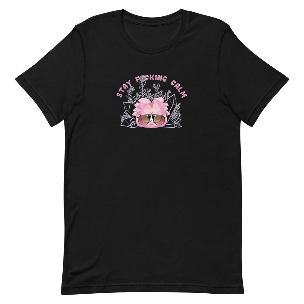 Stay Calm | Short-Sleeve Unisex T-Shirt | Club penguin Threads and Thistles Inventory Black S
