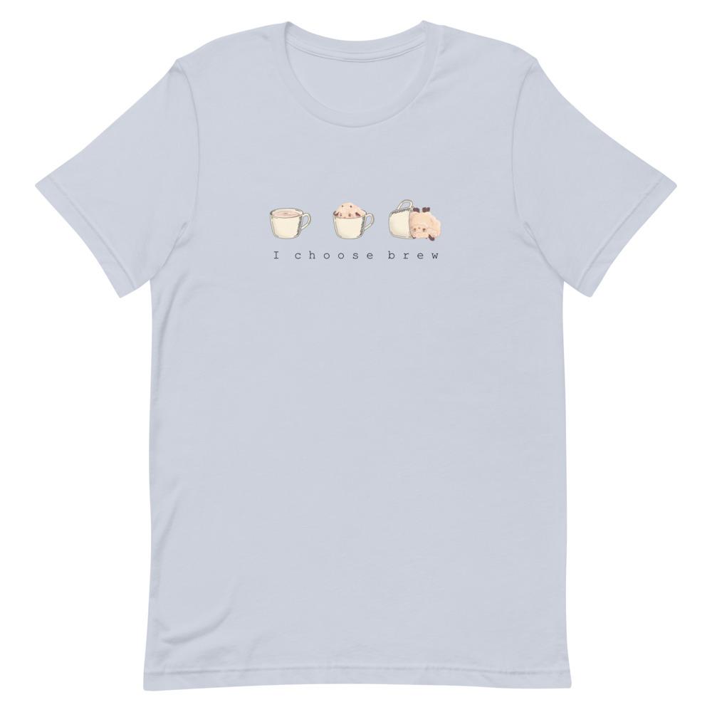 I Choose Brew | Short-Sleeve Unisex T-Shirt | Pokemon Threads and Thistles Inventory Light Blue S
