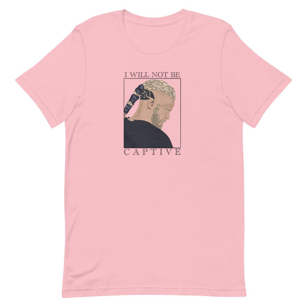 Captive | Short-Sleeve Unisex T-Shirt | Assassin's Creed Threads and Thistles Inventory Pink S