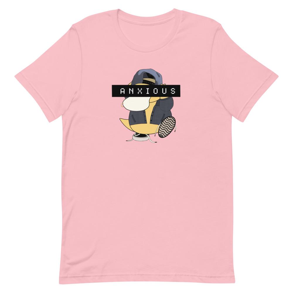 Anxious | Short-Sleeve Unisex T-Shirt | Pokemon Threads and Thistles Inventory Pink S