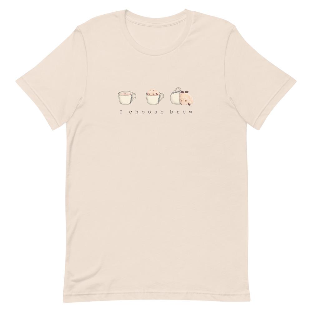 I Choose Brew | Short-Sleeve Unisex T-Shirt | Pokemon Threads and Thistles Inventory Soft Cream S
