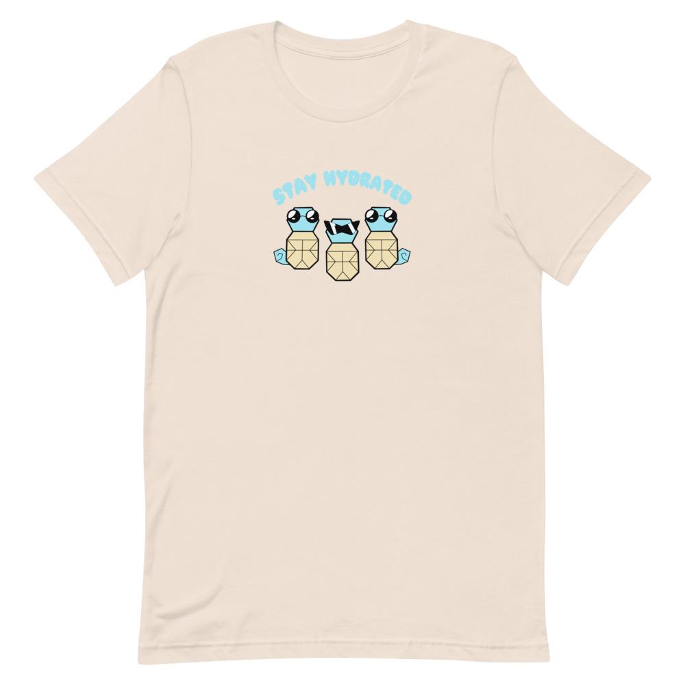 Stay Hydrated | Short-Sleeve Unisex T-Shirt | Pokemon Threads and Thistles Inventory Soft Cream S