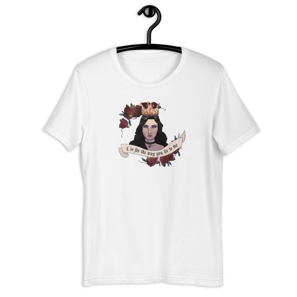 Lie to me | Short-Sleeve Unisex T-Shirt | The Witcher Threads and Thistles Inventory