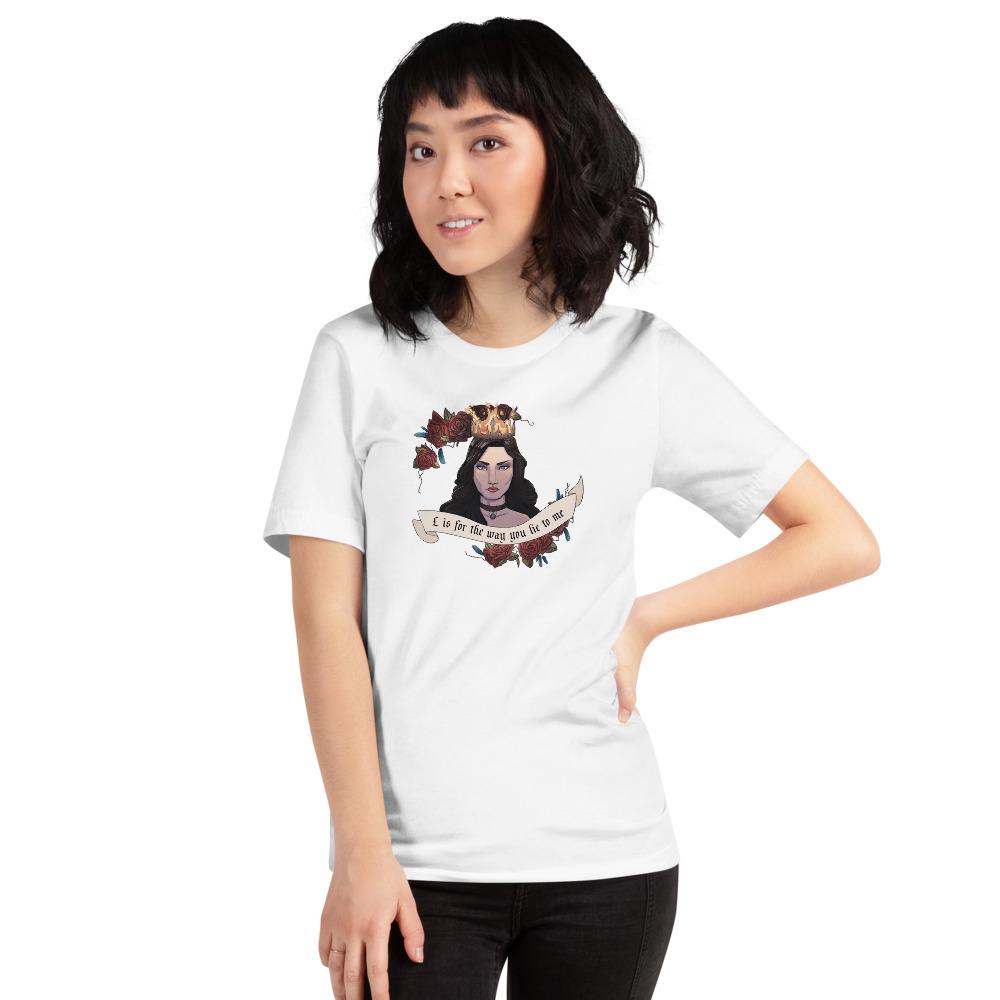 Lie to me | Short-Sleeve Unisex T-Shirt | The Witcher Threads and Thistles Inventory