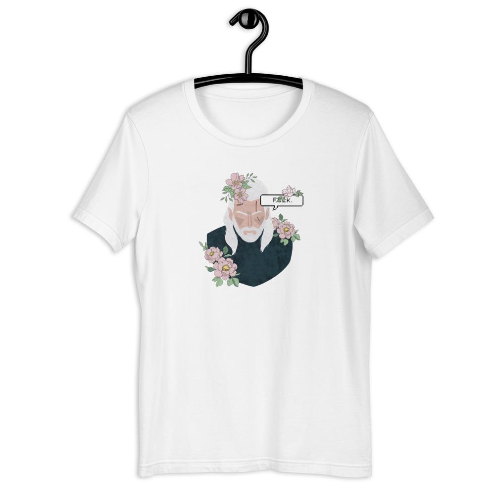 Floral Witcher | Short-Sleeve Unisex T-Shirt | The Witcher Threads and Thistles Inventory