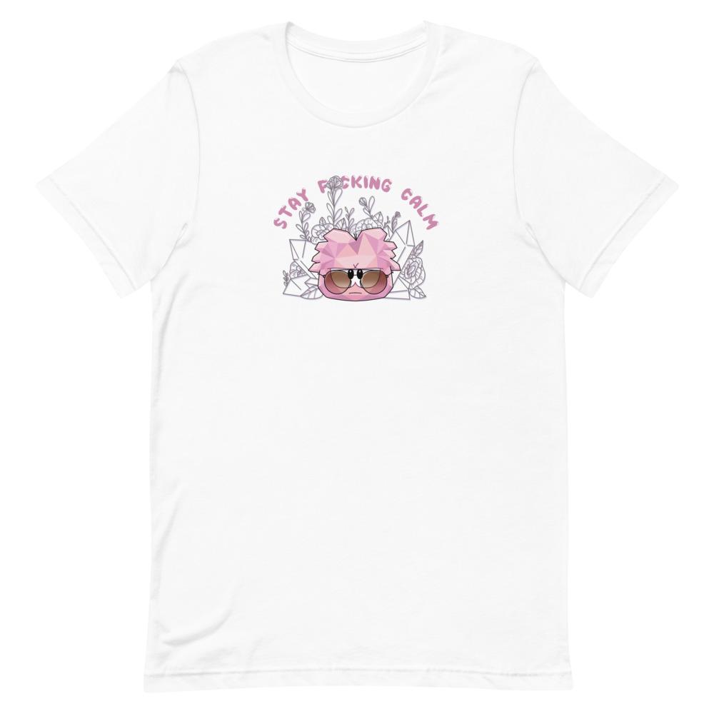 Stay Calm | Short-Sleeve Unisex T-Shirt | Club penguin Threads and Thistles Inventory White S