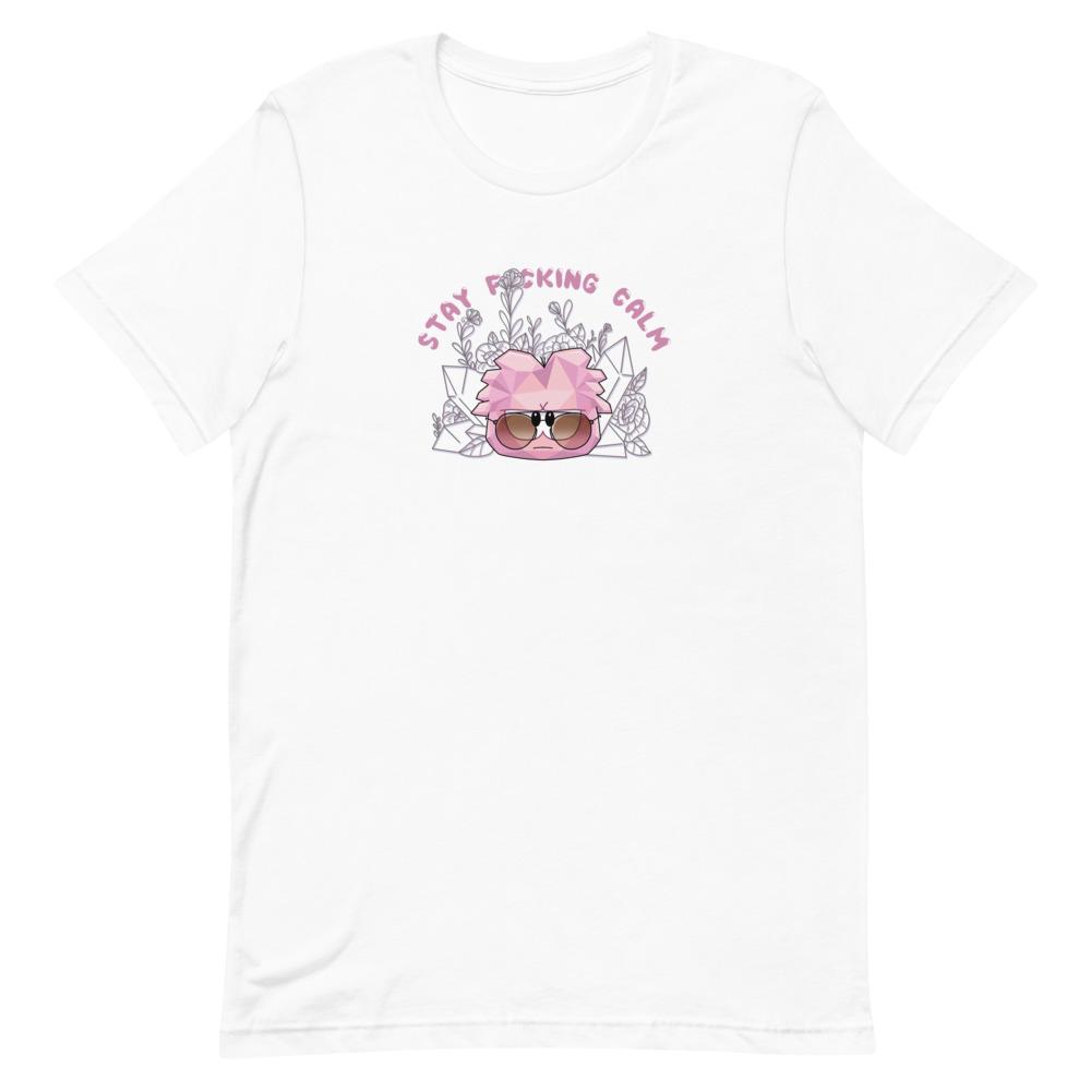 Stay Calm | Short-Sleeve Unisex T-Shirt | Club penguin Threads and Thistles Inventory White S 