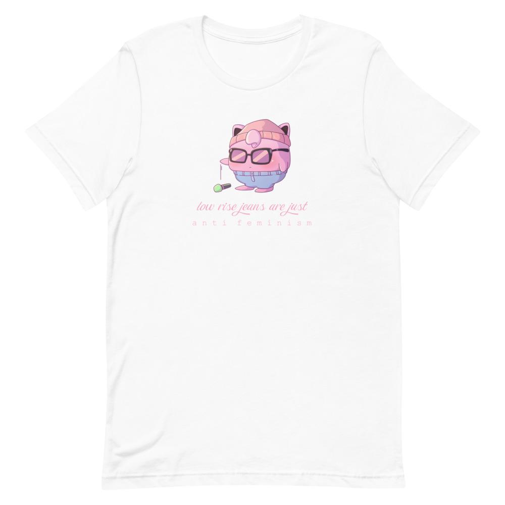 Low Rise Jeans | Short-Sleeve Unisex T-Shirt | Pokemon Threads and Thistles Inventory White XS