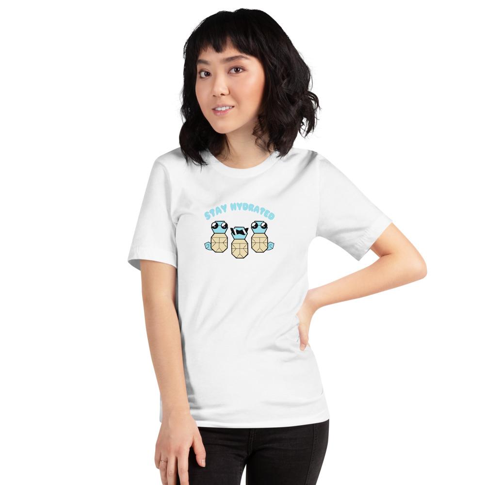 Stay Hydrated | Short-Sleeve Unisex T-Shirt | Pokemon Threads and Thistles Inventory