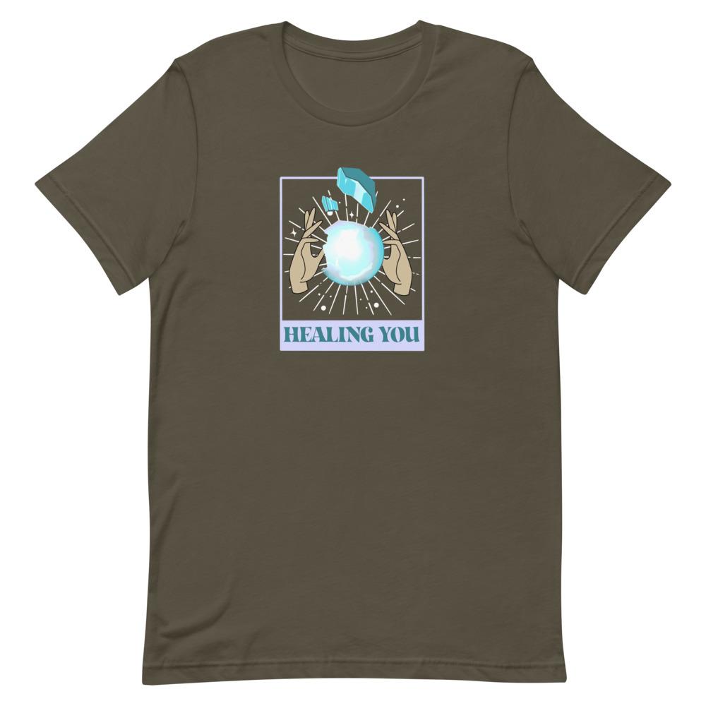Healing You | Short-Sleeve Unisex T-Shirt | Valorant Threads and Thistles Inventory Army S