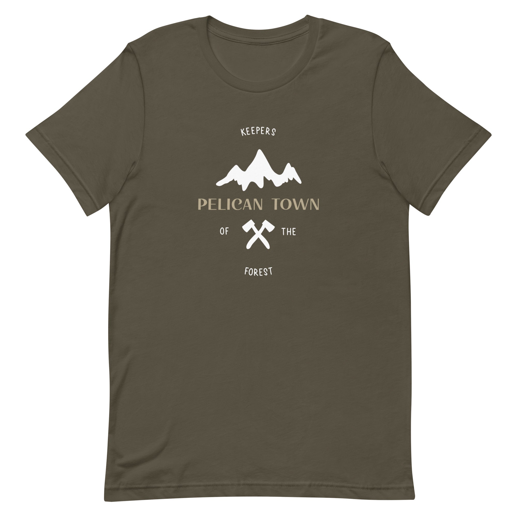 Pelican Town | Unisex t-shirt | Stardew Valley Threads and Thistles Inventory Army S 