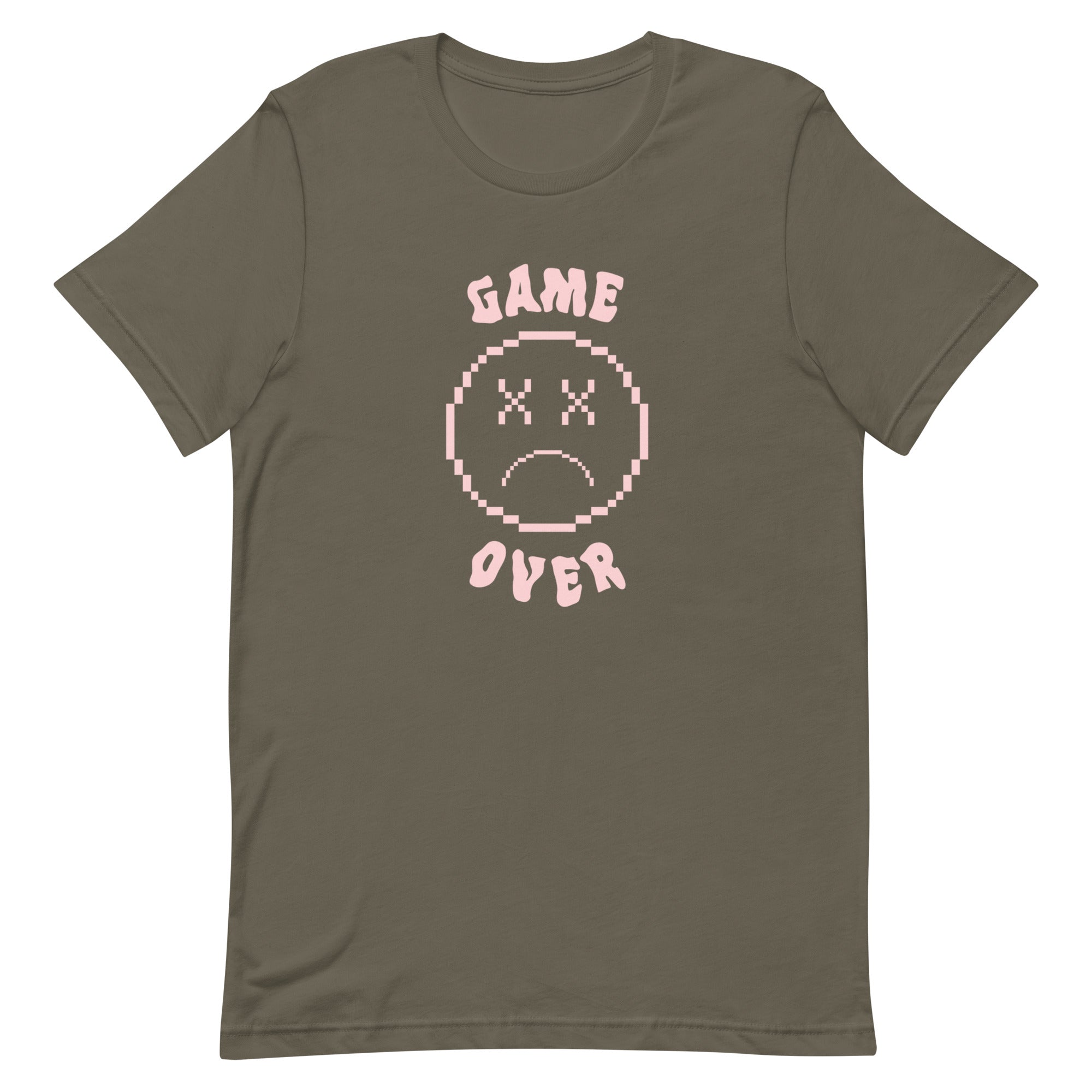 Game Over Smiley | Unisex t-shirt Threads and Thistles Inventory Army S