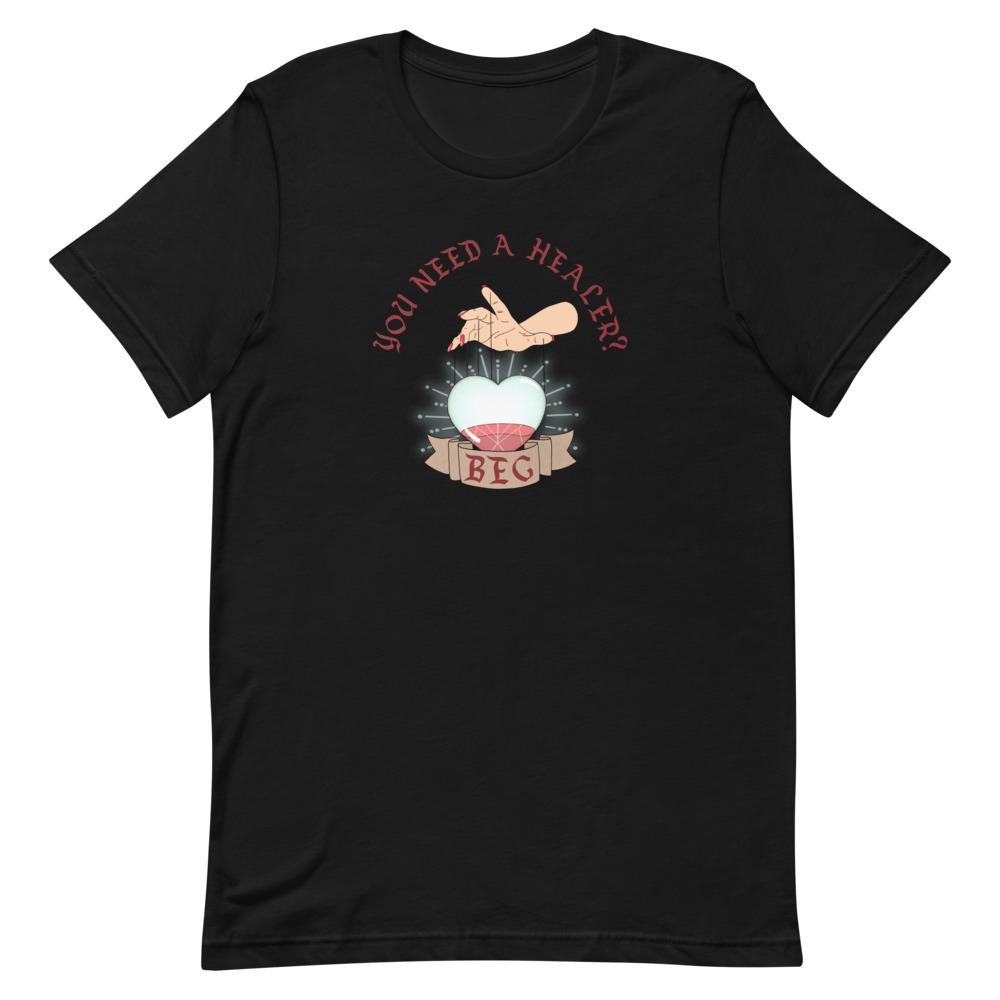 Beg | Short-Sleeve Unisex T-Shirt | FPS/TPS Threads and Thistles Inventory Black XS