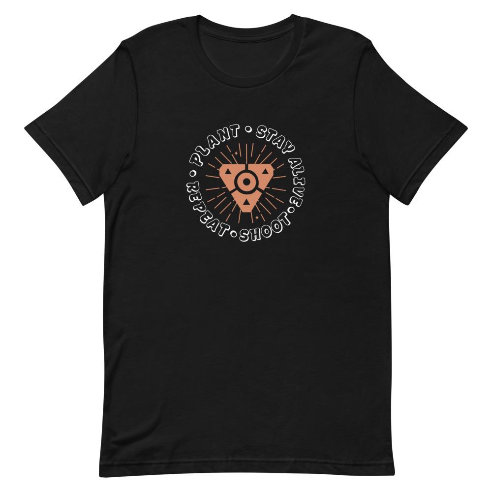 Plant the Spike | Short-Sleeve Unisex T-Shirt | Valorant Threads and Thistles Inventory Black XS