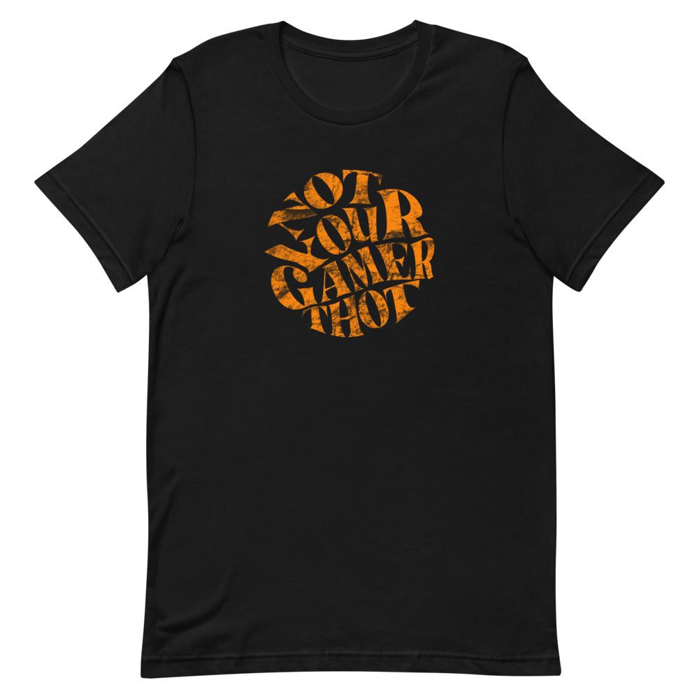 Not Your Gamer Thot | Short-sleeve unisex t-shirt | Feminist Gamer Threads and Thistles Inventory Black XS
