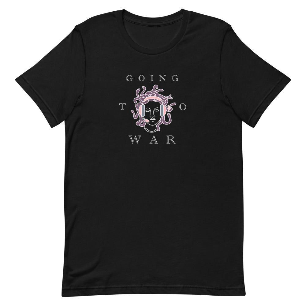 Going to War | Short-sleeve Unisex T-Shirt | Feminist Gamer Threads and Thistles Inventory Black XS