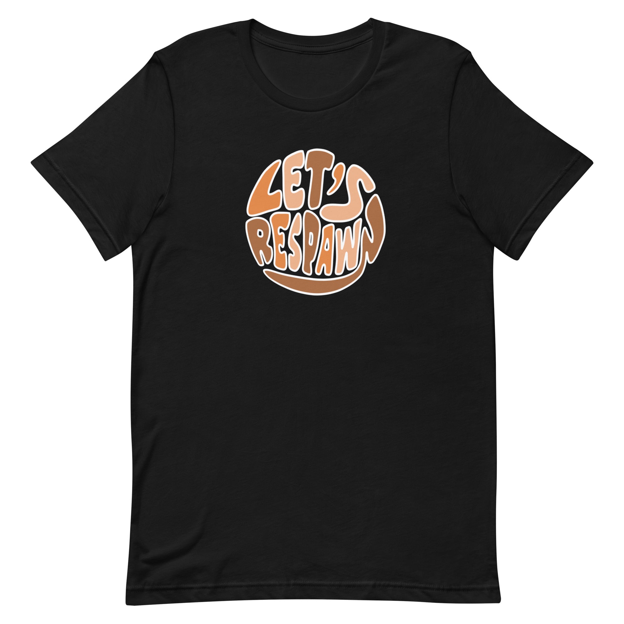 Let's Respawn | Unisex t-shirt Threads and Thistles Inventory Black XS