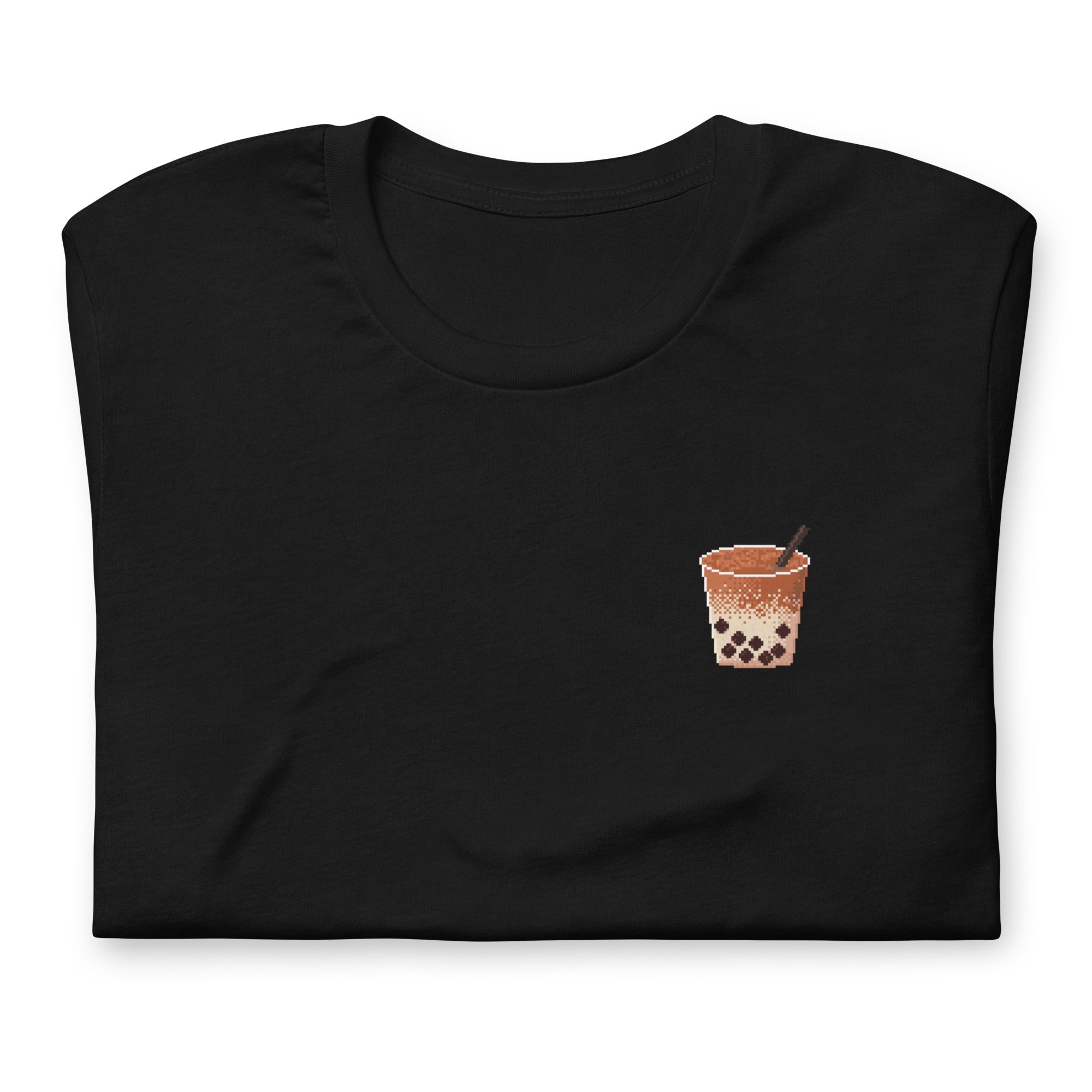 Pixel Boba | Unisex t-shirt | Cozy Gamer Threads and Thistles Inventory Black XS