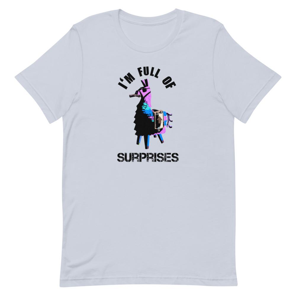 Full of Surprises | Short-Sleeve Unisex T-Shirt | Fortnite Threads and Thistles Inventory Light Blue XS