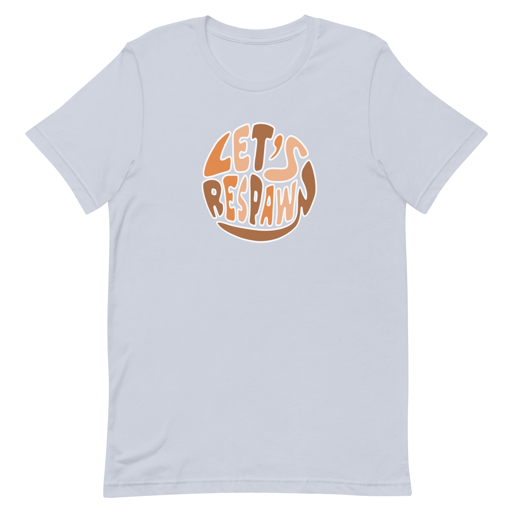 Let's Respawn | Unisex t-shirt Threads and Thistles Inventory Light Blue XS