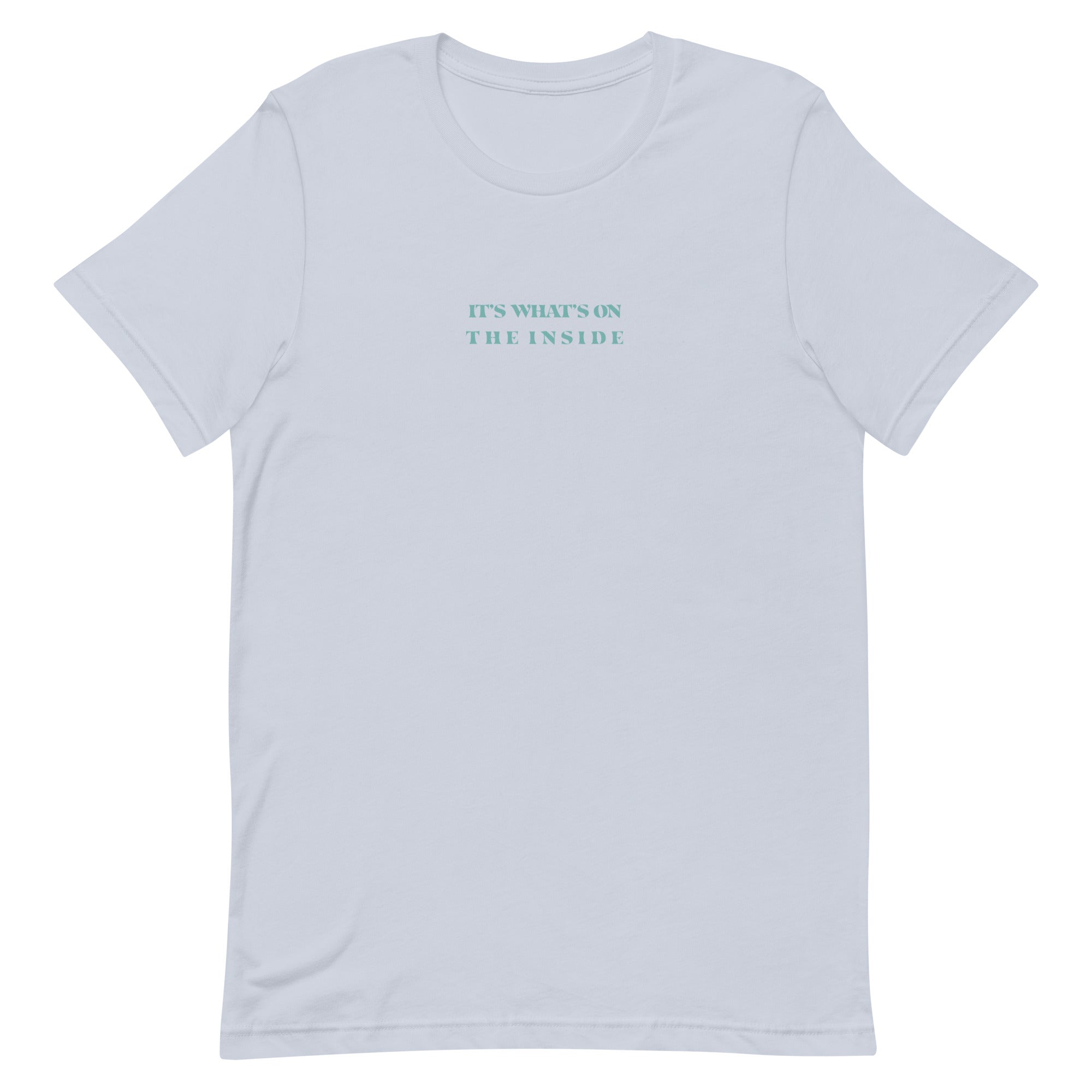 On The Inside | Front & Back Unisex T-Shirt T-Shirt Threads and Thistles Inventory Light Blue XS