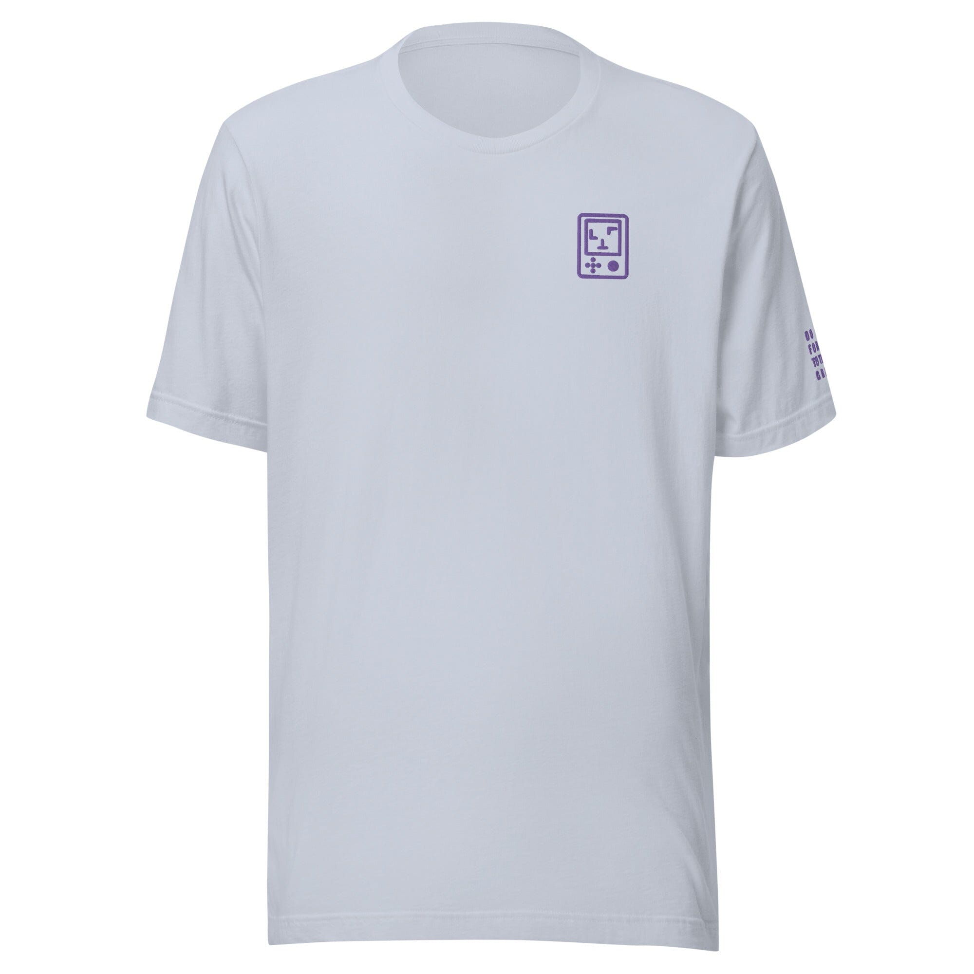 Touch Grass | Embroidered Unisex t-shirt | Gamer Affirmations Threads & Thistles Inventory Light Blue XS