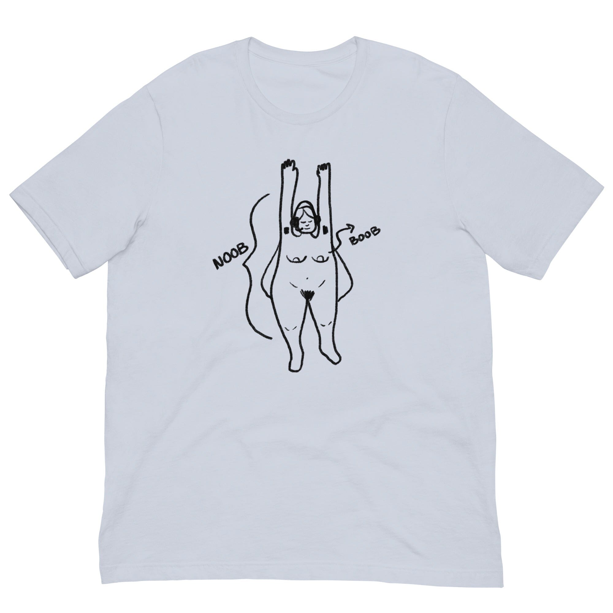 Noob Anatomy | Unisex t-shirt | Feminist Gamer Threads & Thistles Inventory Light Blue XS