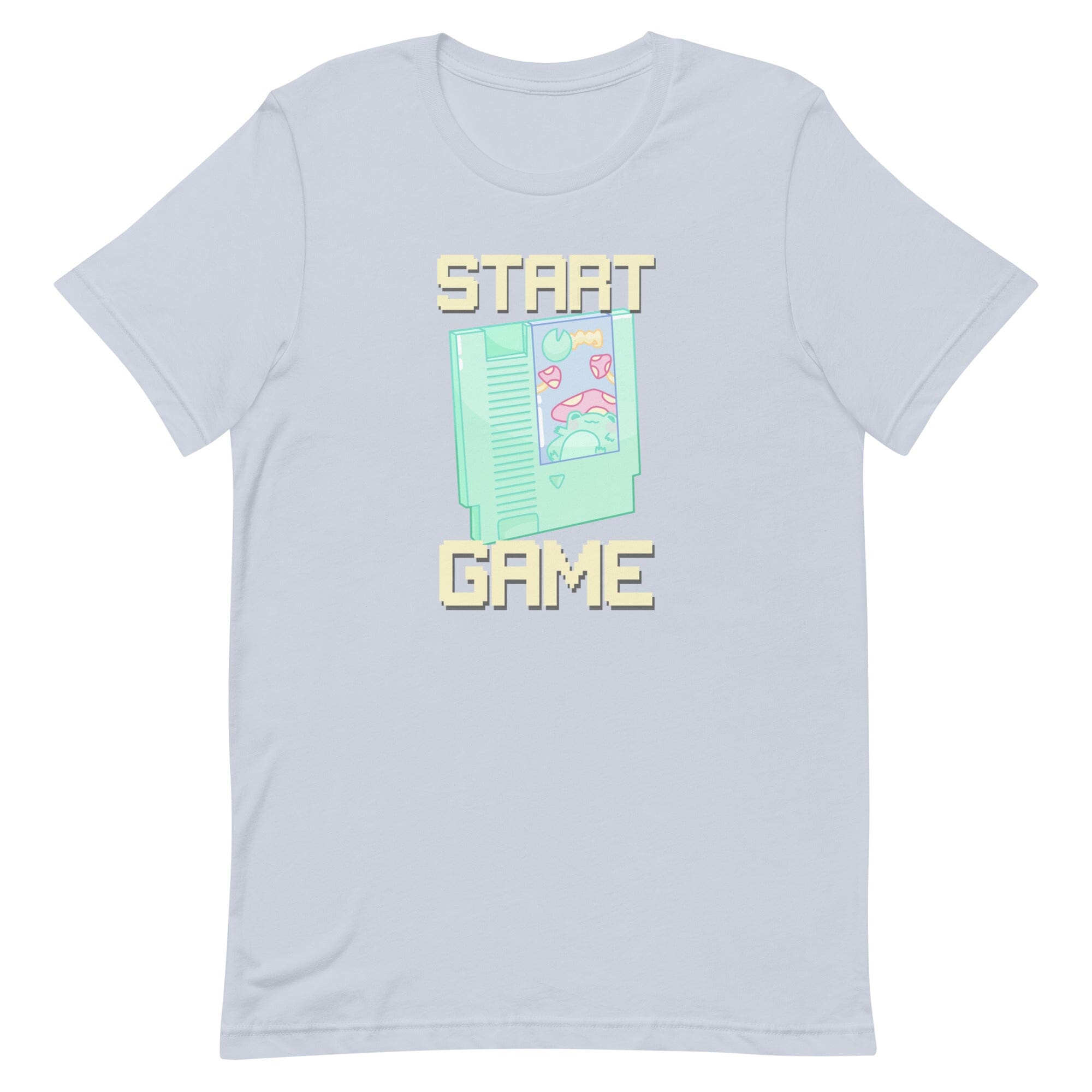 Start Game NES | Unisex t-shirt | Retro Gaming Threads & Thistles Inventory Light Blue XS