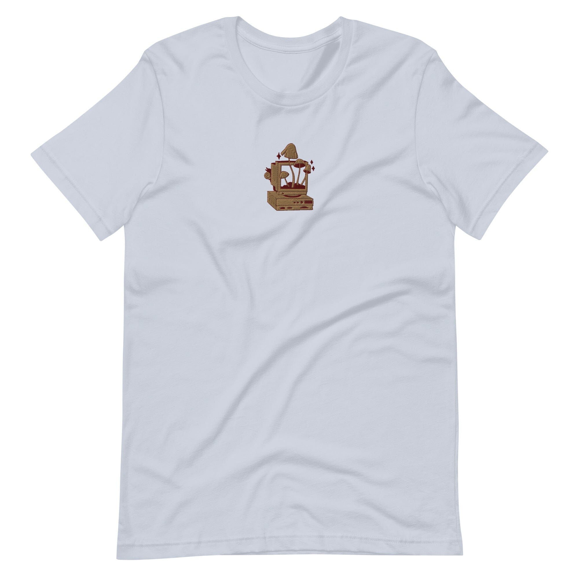 Cozy PC Gaming | Embroidered Unisex t-shirt | Cozy Gamer Threads & Thistles Inventory Light Blue XS