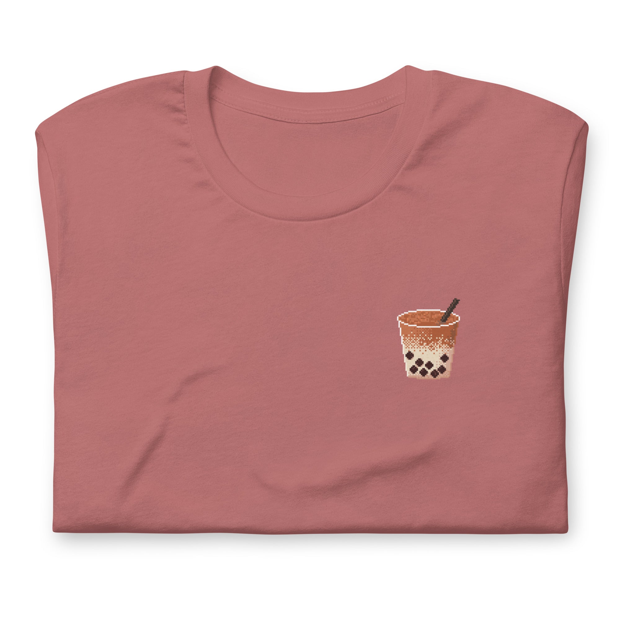 Pixel Boba | Unisex t-shirt | Cozy Gamer Threads and Thistles Inventory Mauve S