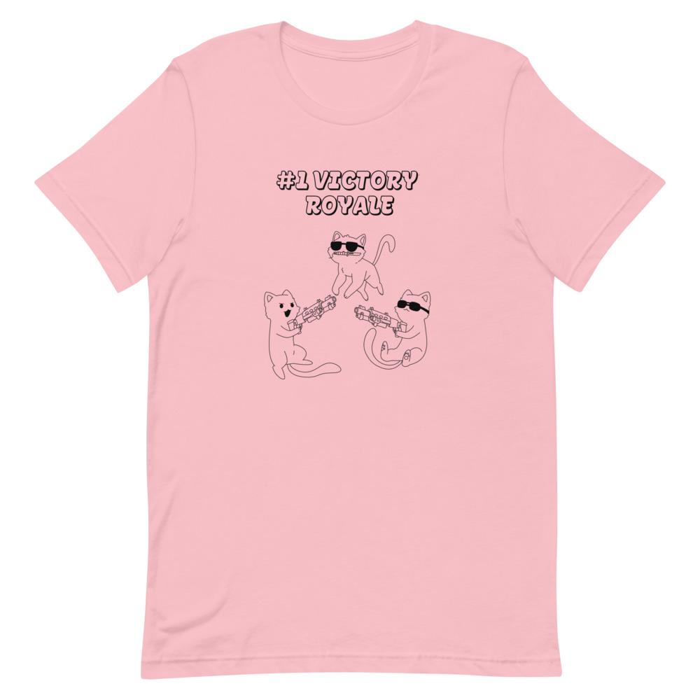 Victory Royale | Short-Sleeve Unisex T-Shirt | Fortnite Threads and Thistles Inventory Pink S