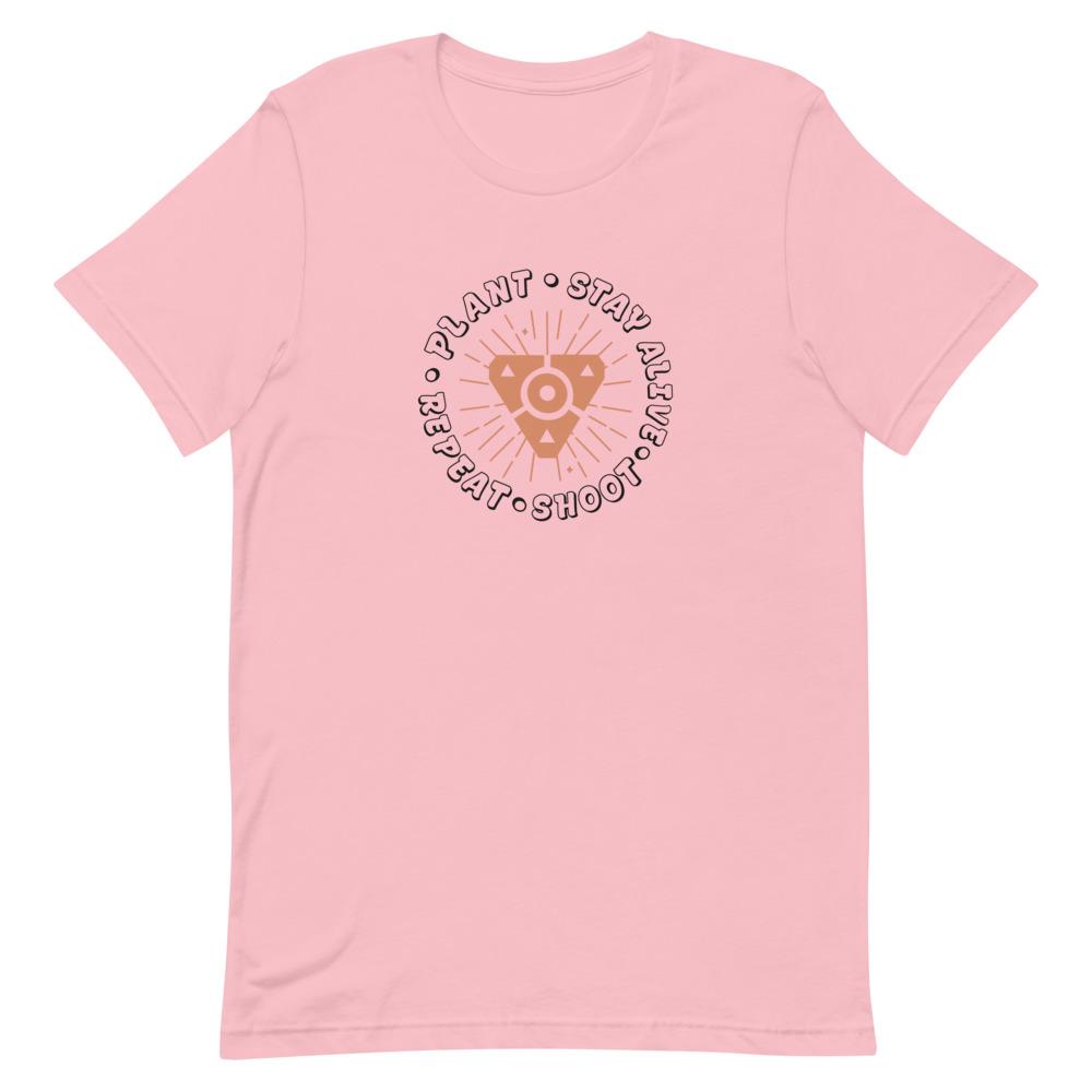 Plant the Spike | Short-Sleeve Unisex T-Shirt | Valorant Threads and Thistles Inventory Pink S