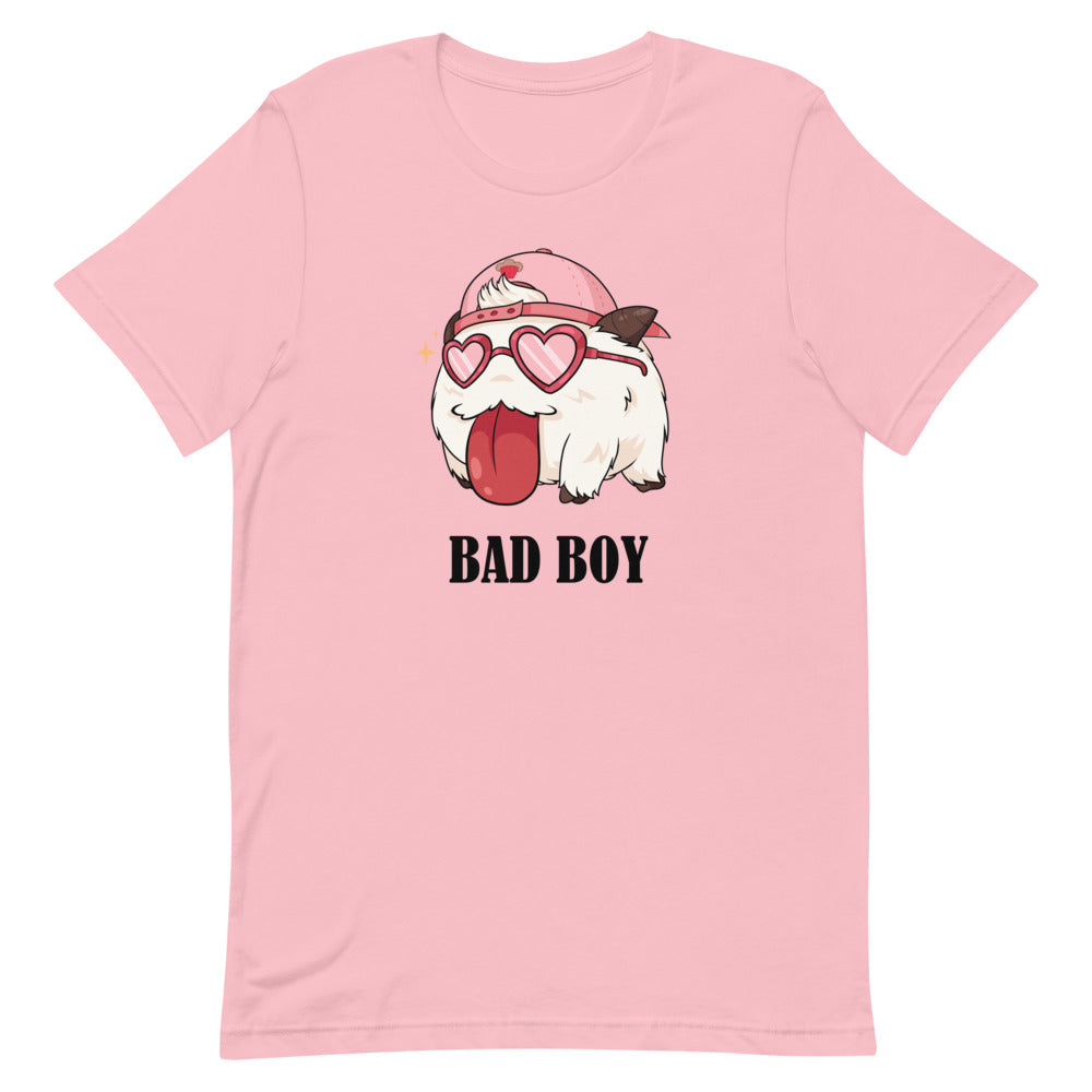 Bad Boy | Short-sleeve unisex t-shirt | League of Legends Threads and Thistles Inventory Pink S
