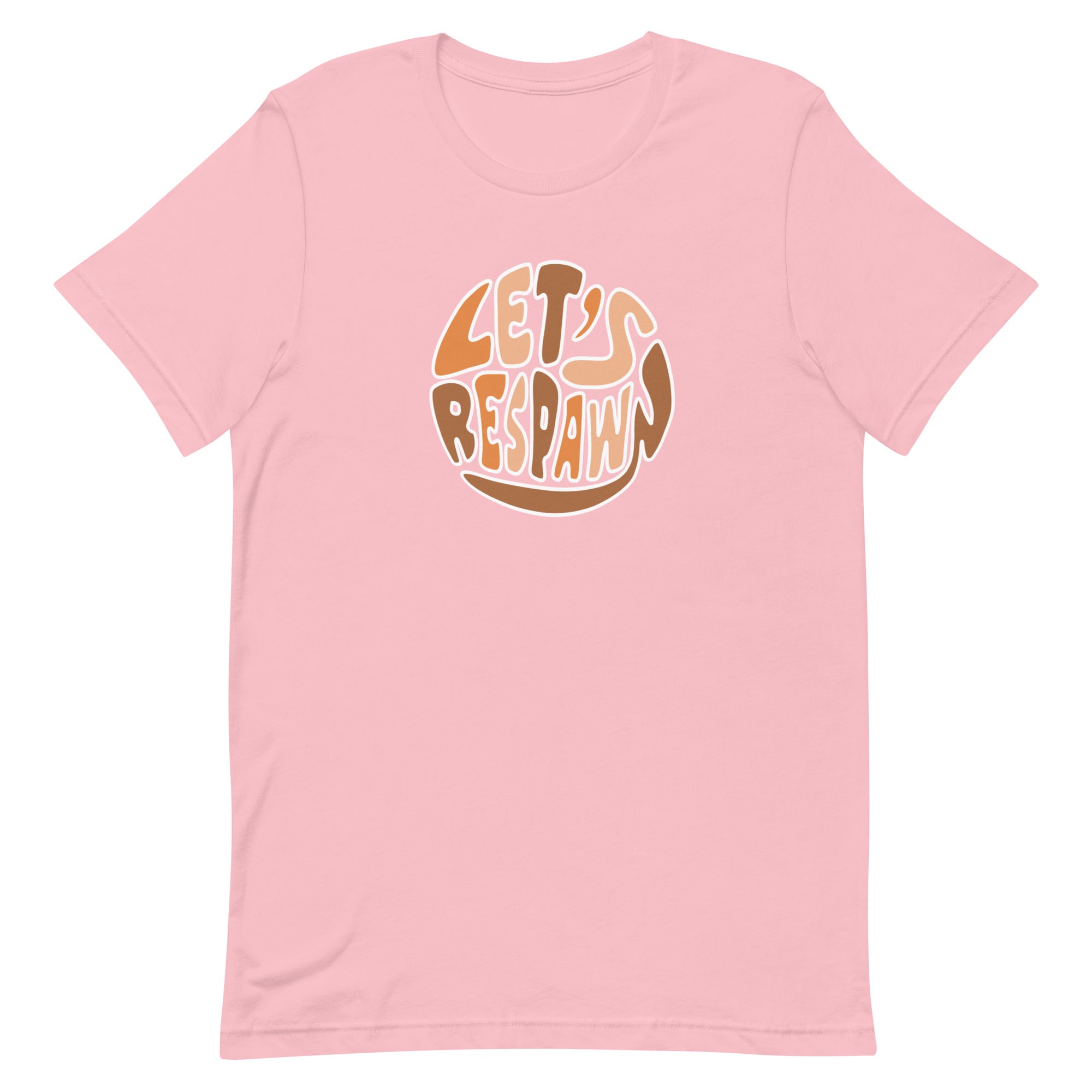 Let's Respawn | Unisex t-shirt Threads and Thistles Inventory Pink S